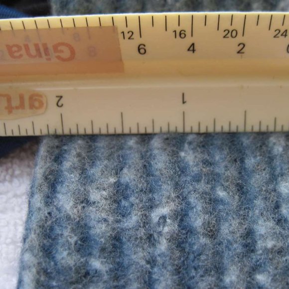 3 Goody Comfort Headwraps 2 Inch Wide Soft Fabric Head Bands Blue Black Fuzzy - Picture 5 of 8